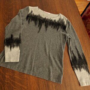 Beautiful and Unique BASLER Grey Crewneck Sweater